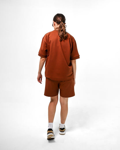 BROWN OVERSIZED CO-ORD SET - Count Valentine