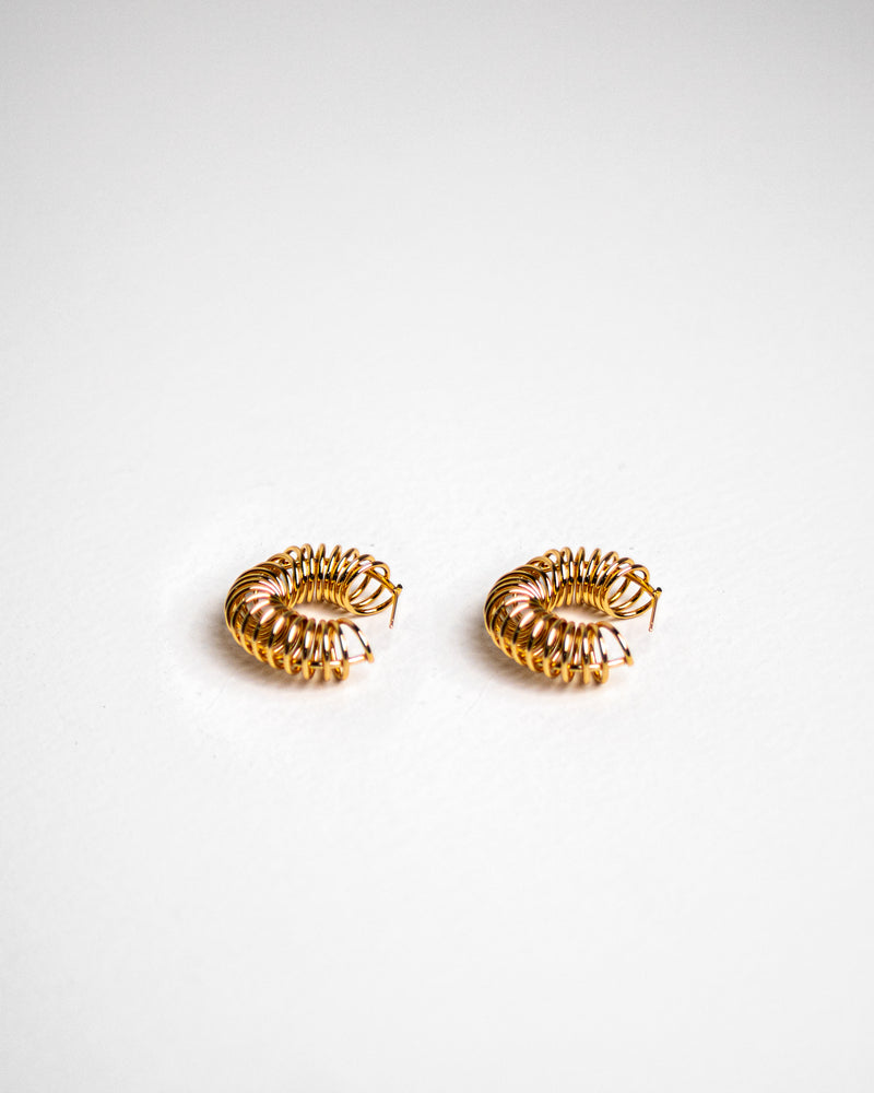 FLEUR TWIST EARRINGS - Count Valentine