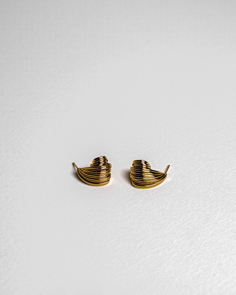 IRIDESCENT SHELL EARRINGS - Count Valentine