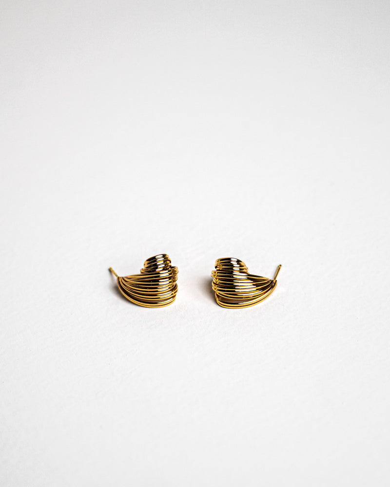 IRIDESCENT SHELL EARRINGS - Count Valentine