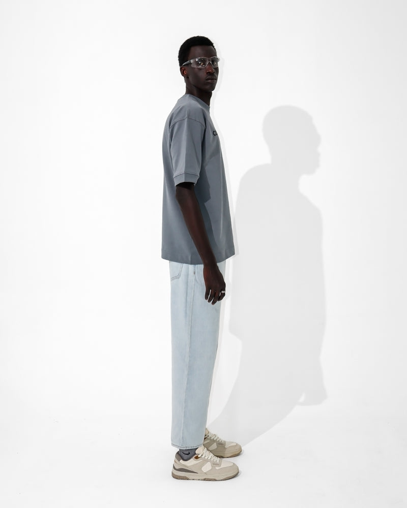 GREY COMFORTABLE OVERSIZED T-SHIRT - Count Valentine