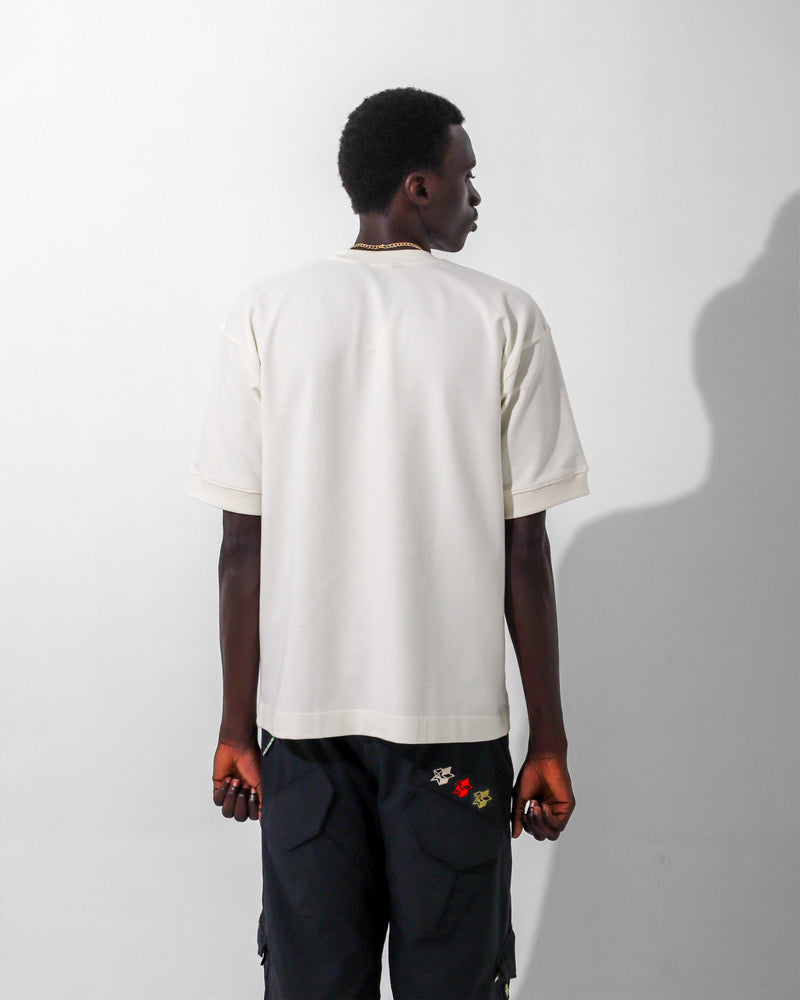 OFF WHITE ELEGANT OVERSIZED T-SHIRT - Count Valentine