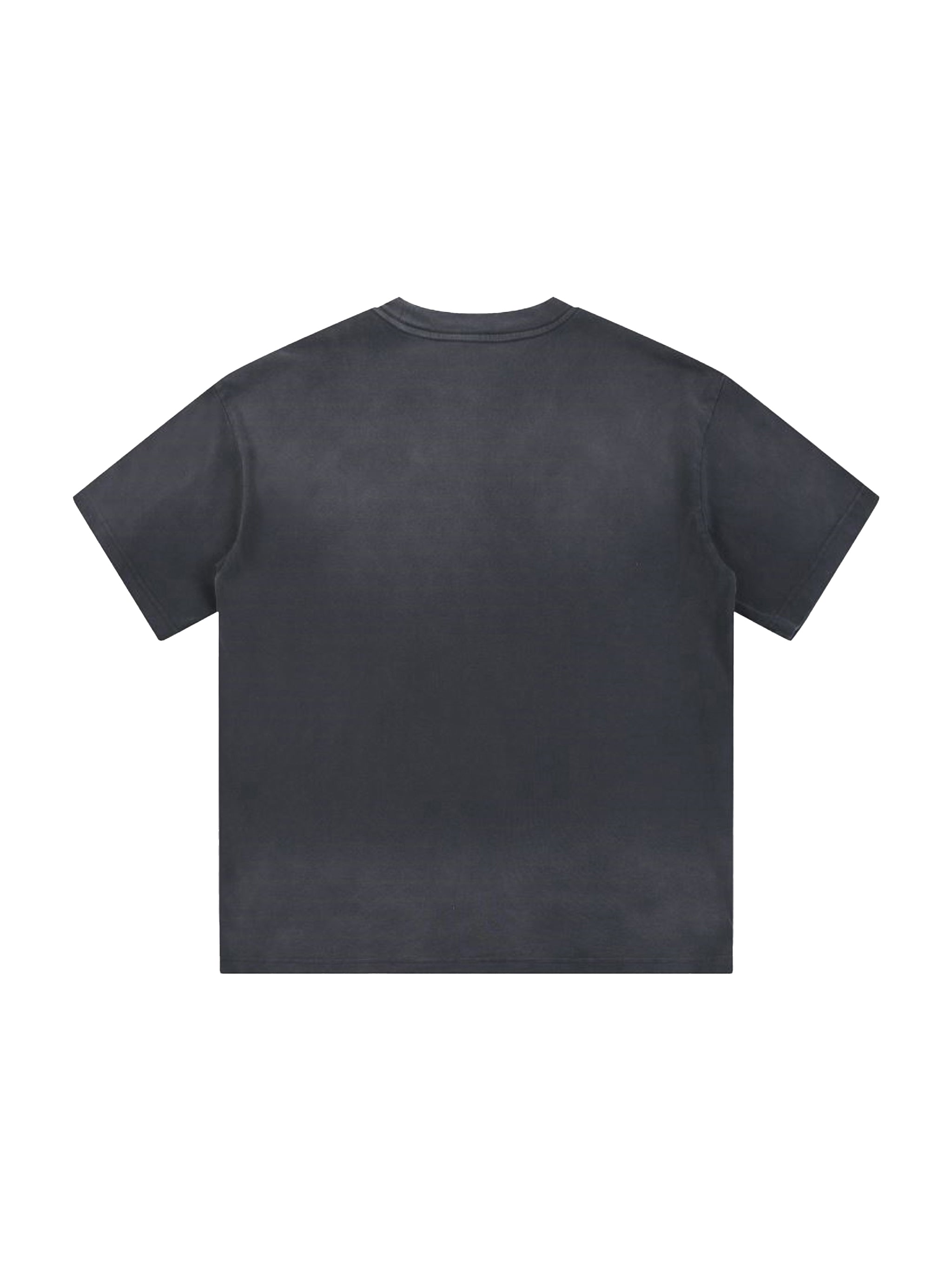 “I” Shape Gradient Washed T-Shirt