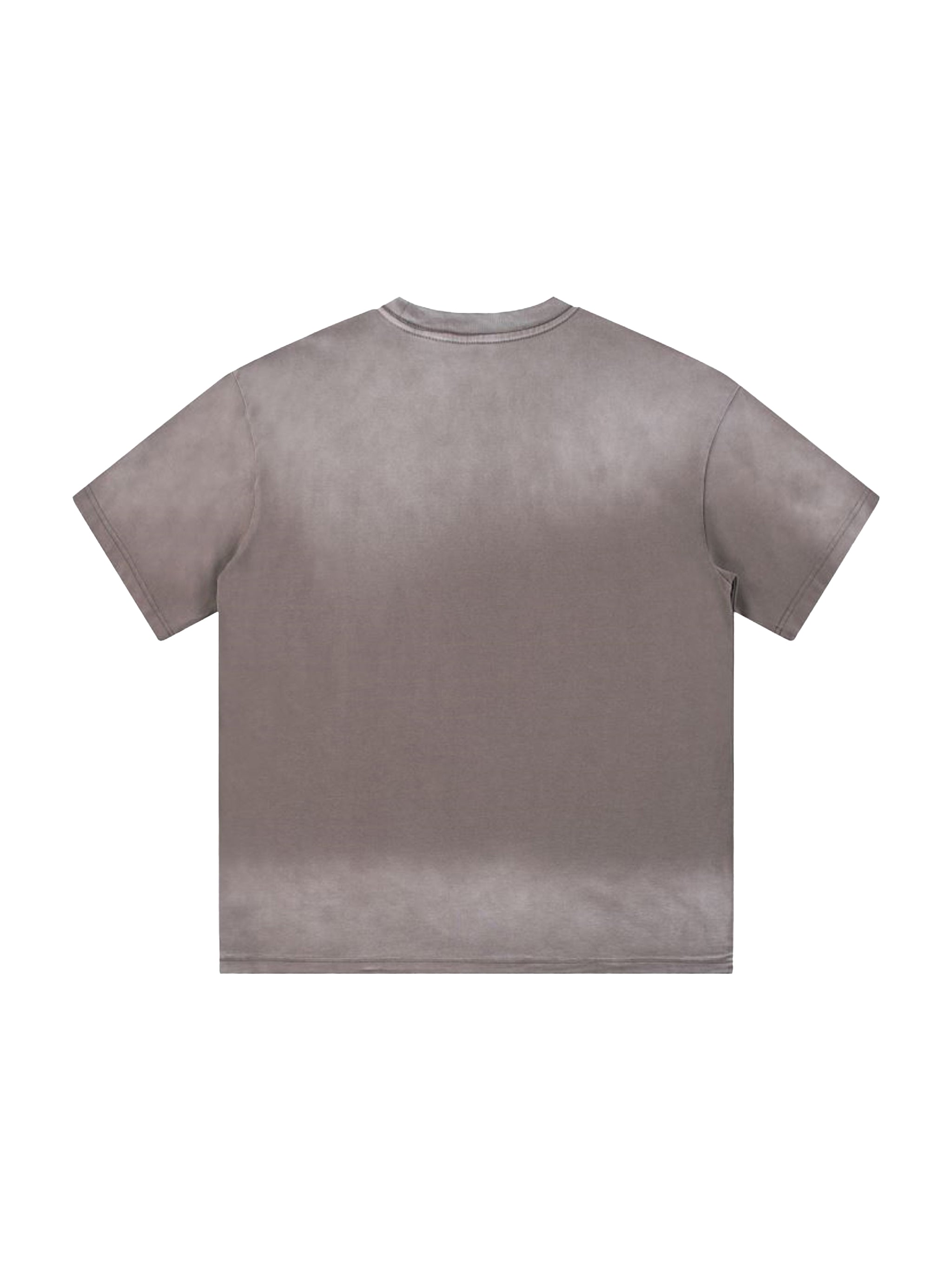 “I” Shape Gradient Washed T-Shirt