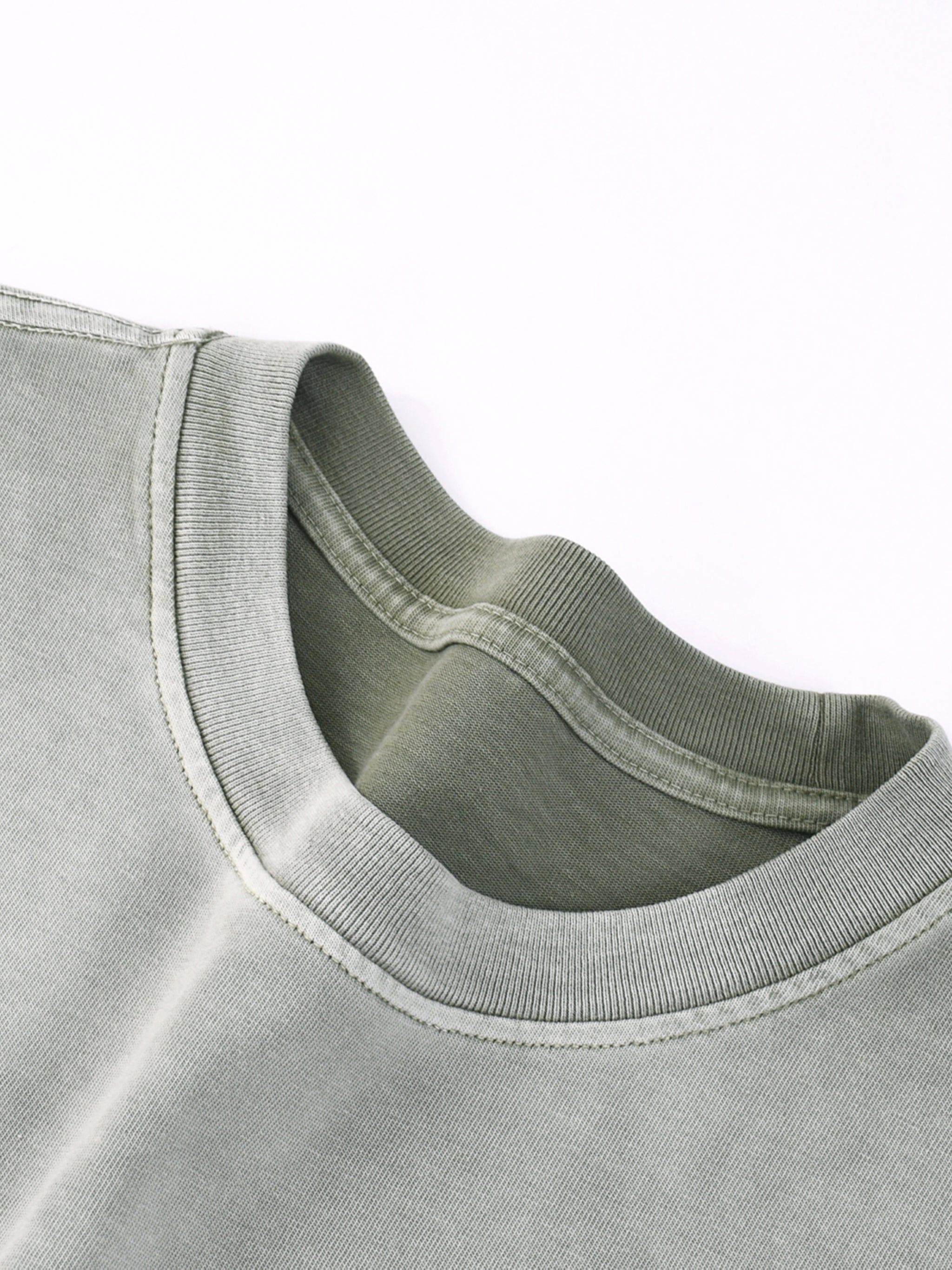 “I” Shape Gradient Washed T-Shirt