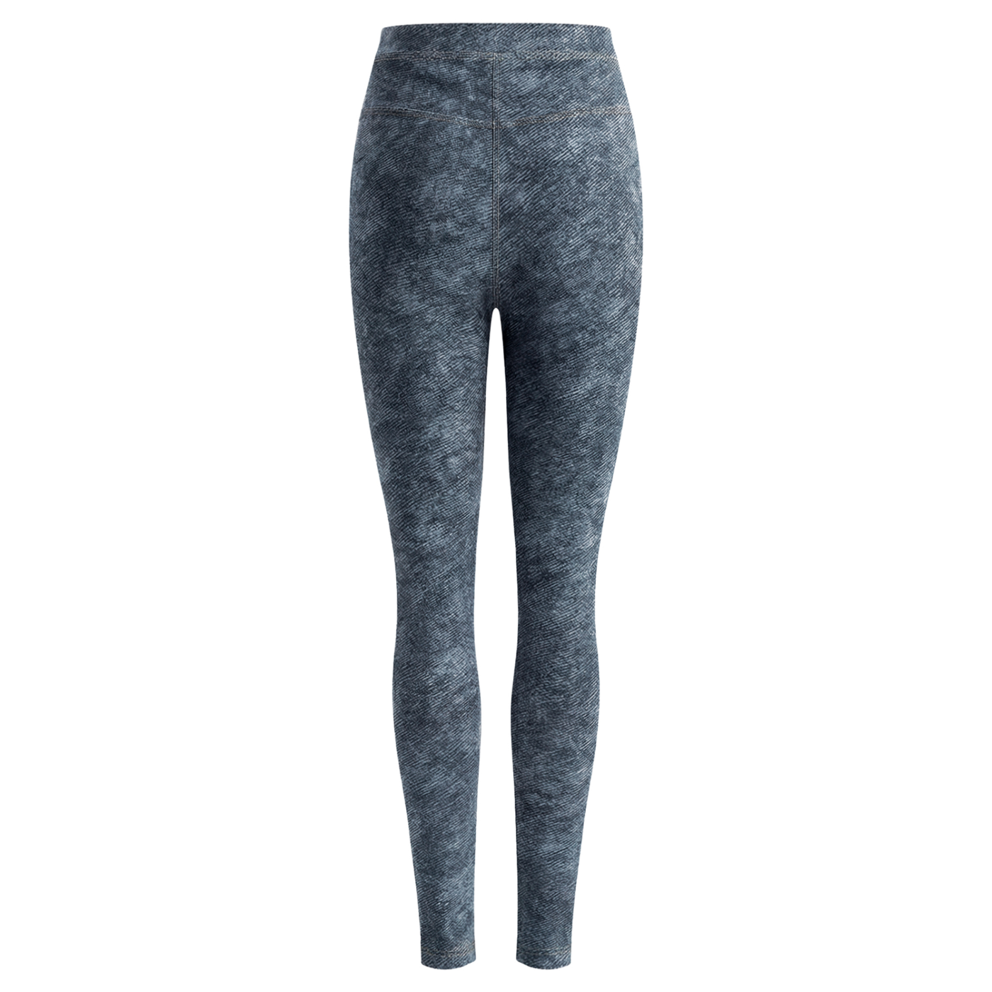 Women's Faux Denim Zip-Fly Leggings