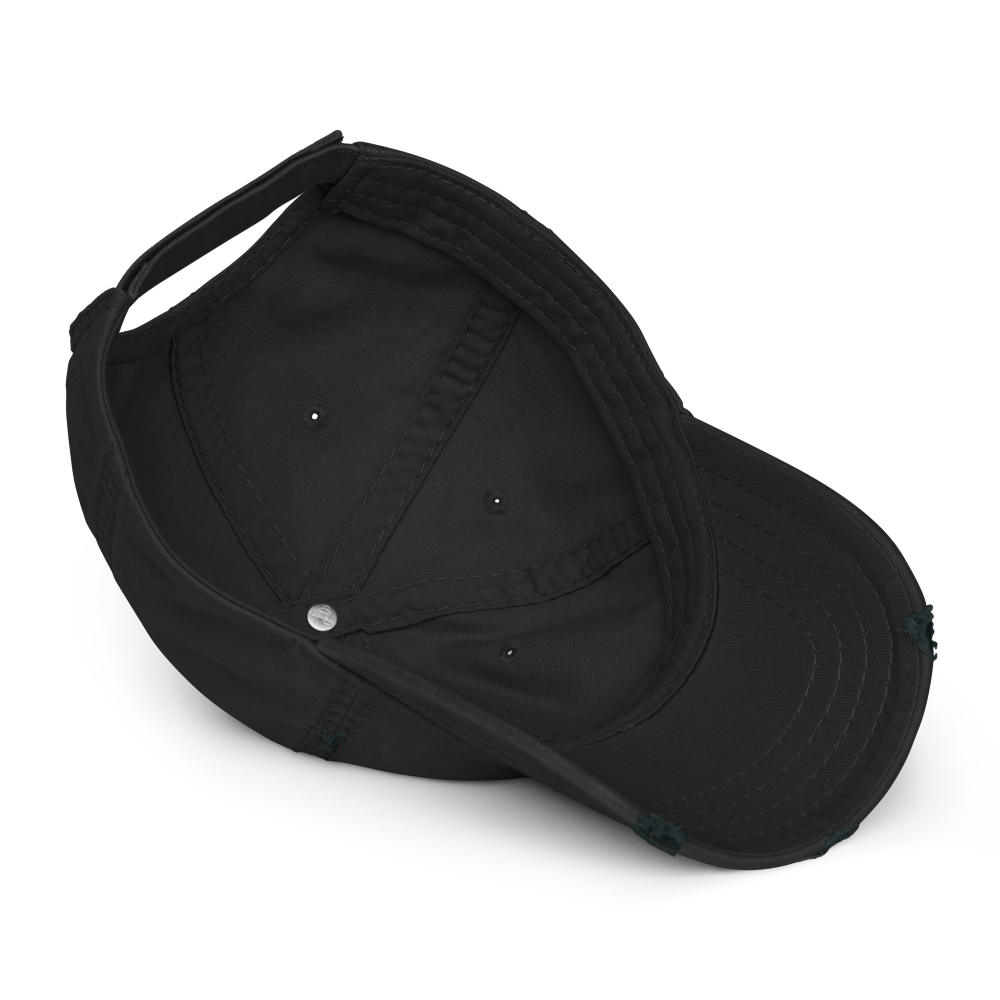 Talk Later Distressed Cap