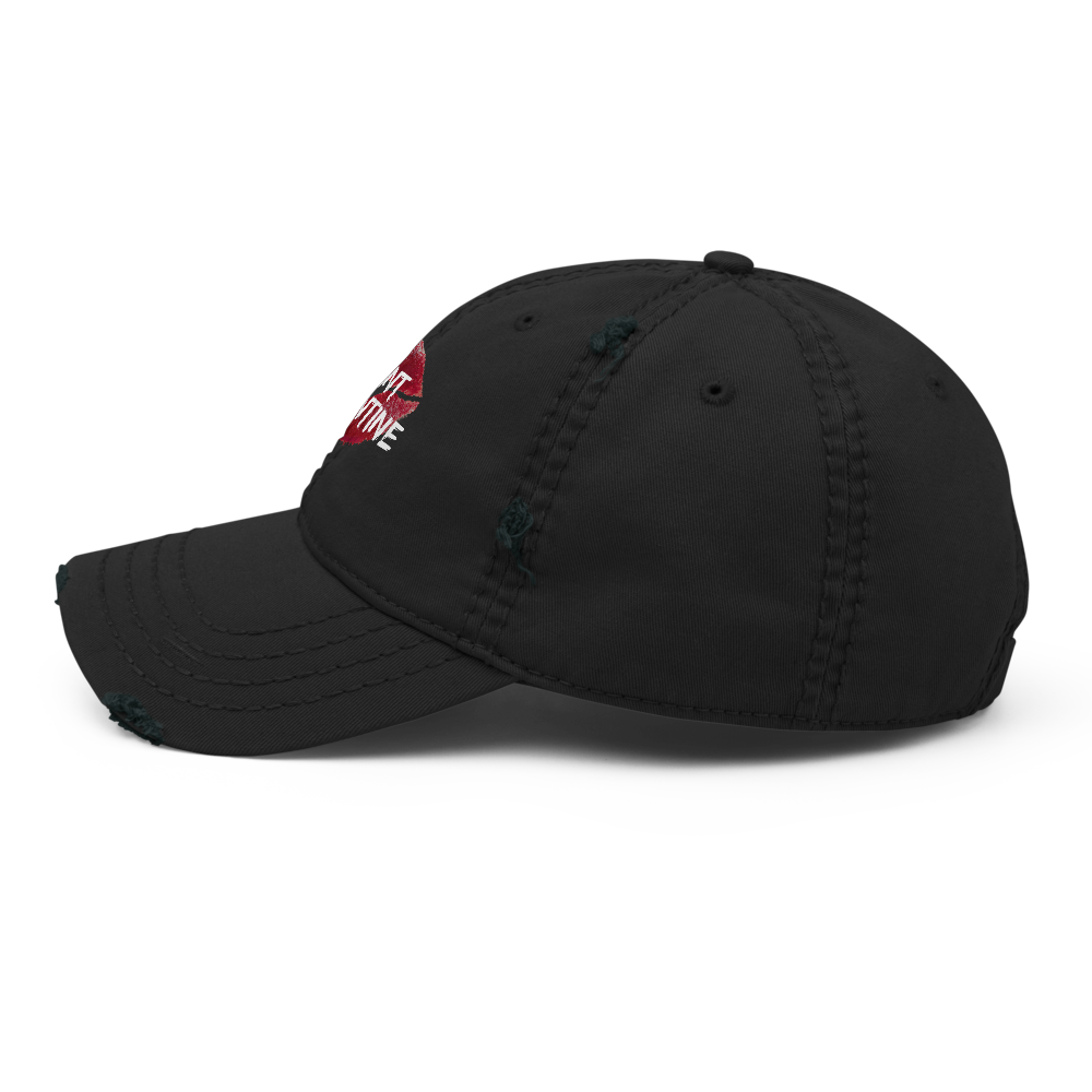 Talk Later Distressed Cap
