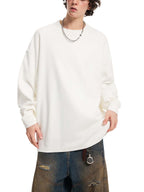 Knitted Round Neck Oversize Sweatshirt