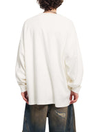 Knitted Round Neck Oversize Sweatshirt