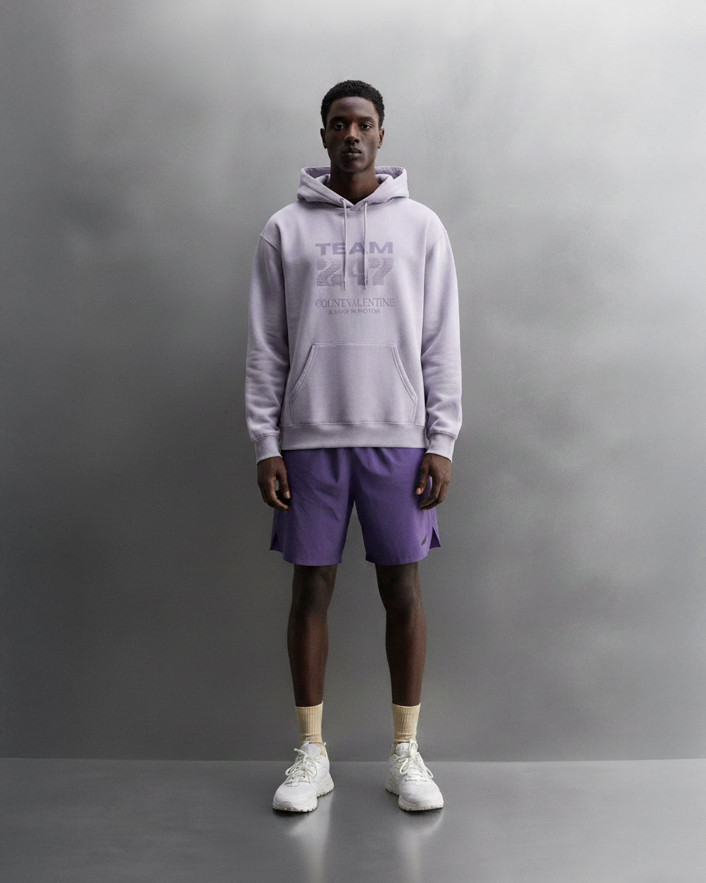 TEAM 247 LAVENDER PERFORMANCE HOODIE
