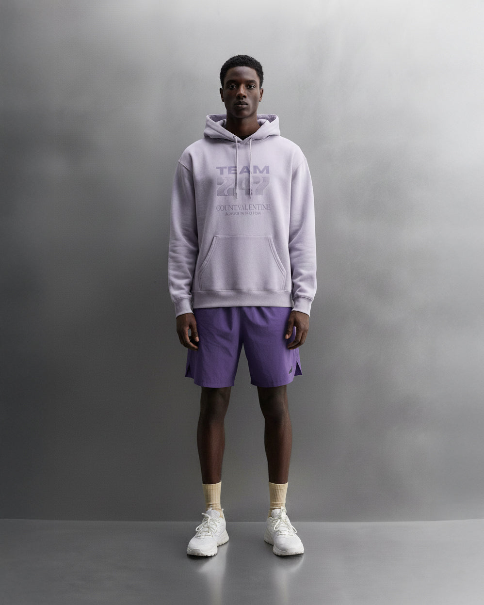 TEAM 247 LAVENDER PERFORMANCE HOODIE