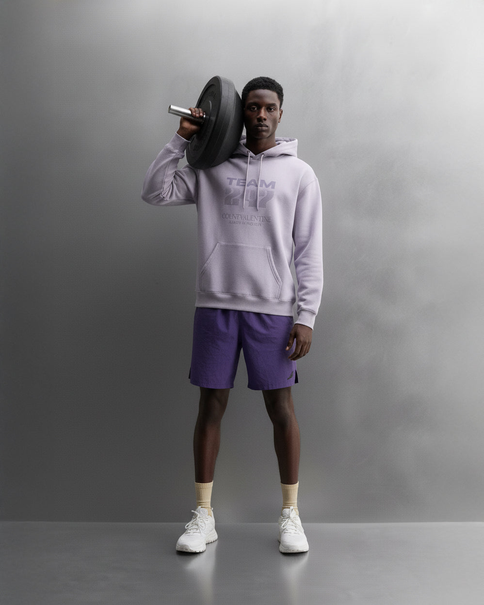 TEAM 247 LAVENDER PERFORMANCE HOODIE