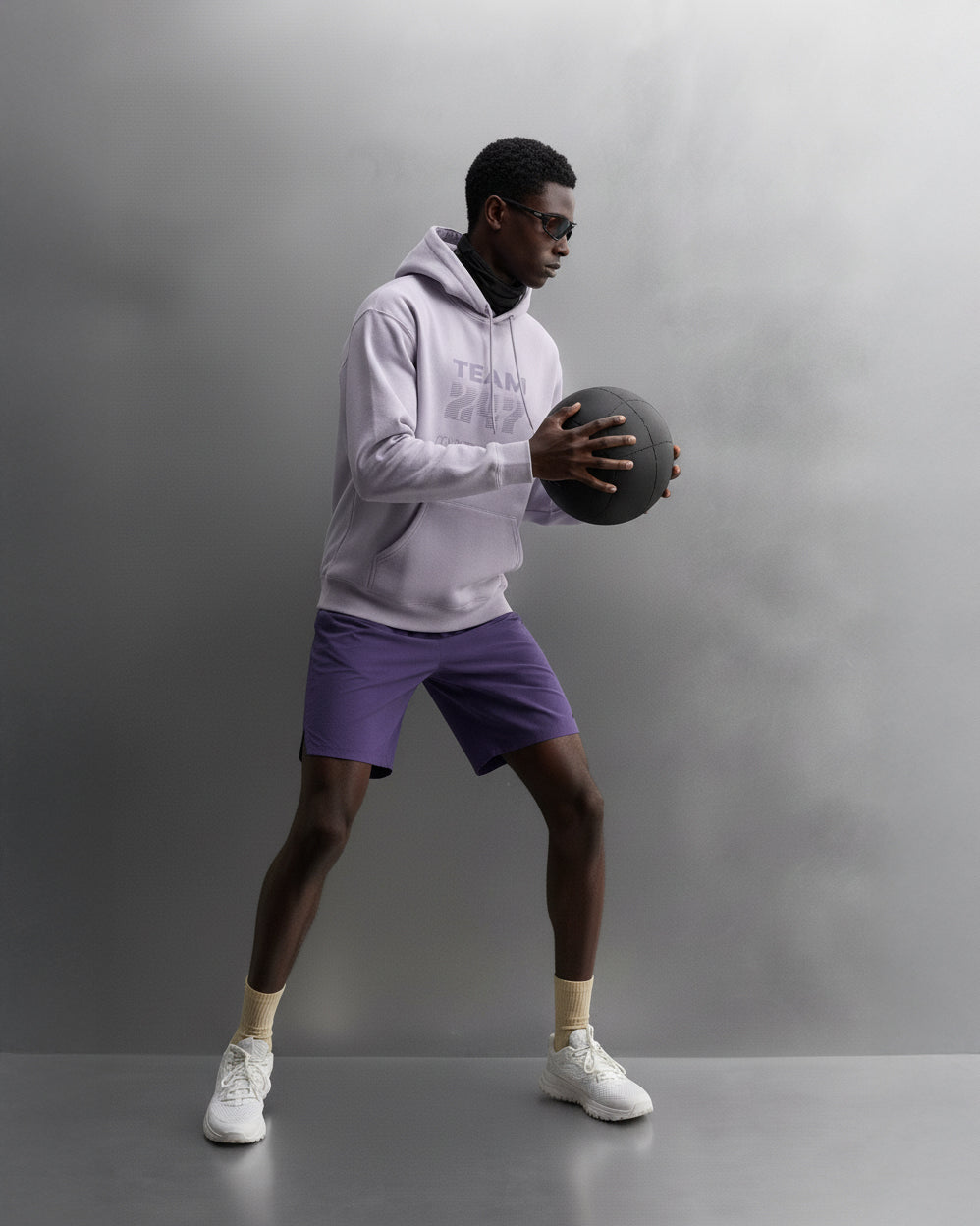 TEAM 247 LAVENDER PERFORMANCE HOODIE