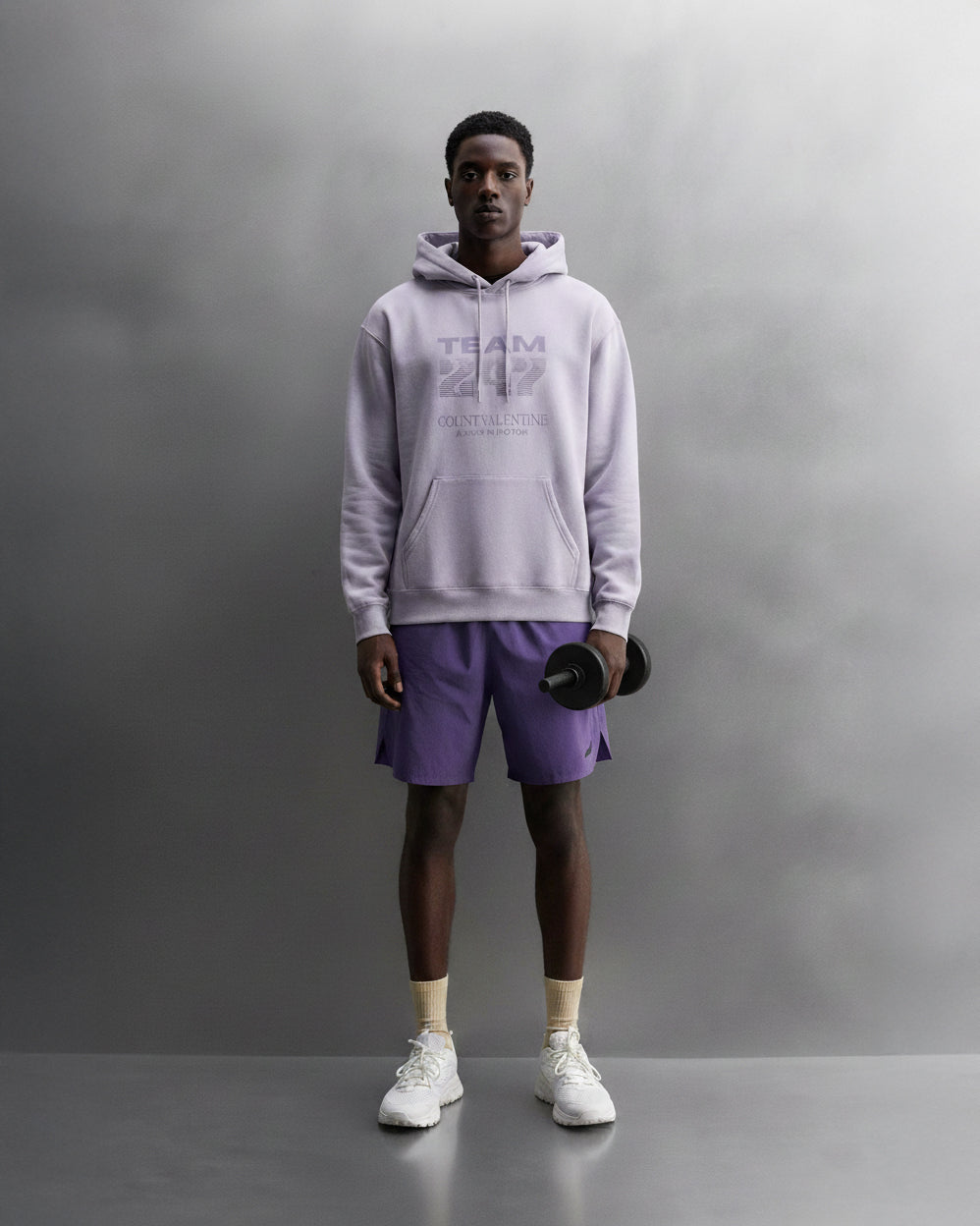 TEAM 247 LAVENDER PERFORMANCE HOODIE