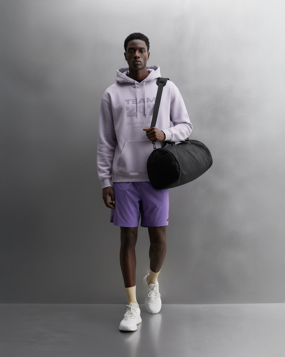 TEAM 247 LAVENDER PERFORMANCE HOODIE