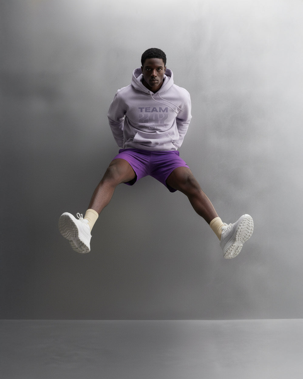 TEAM 247 LAVENDER PERFORMANCE HOODIE