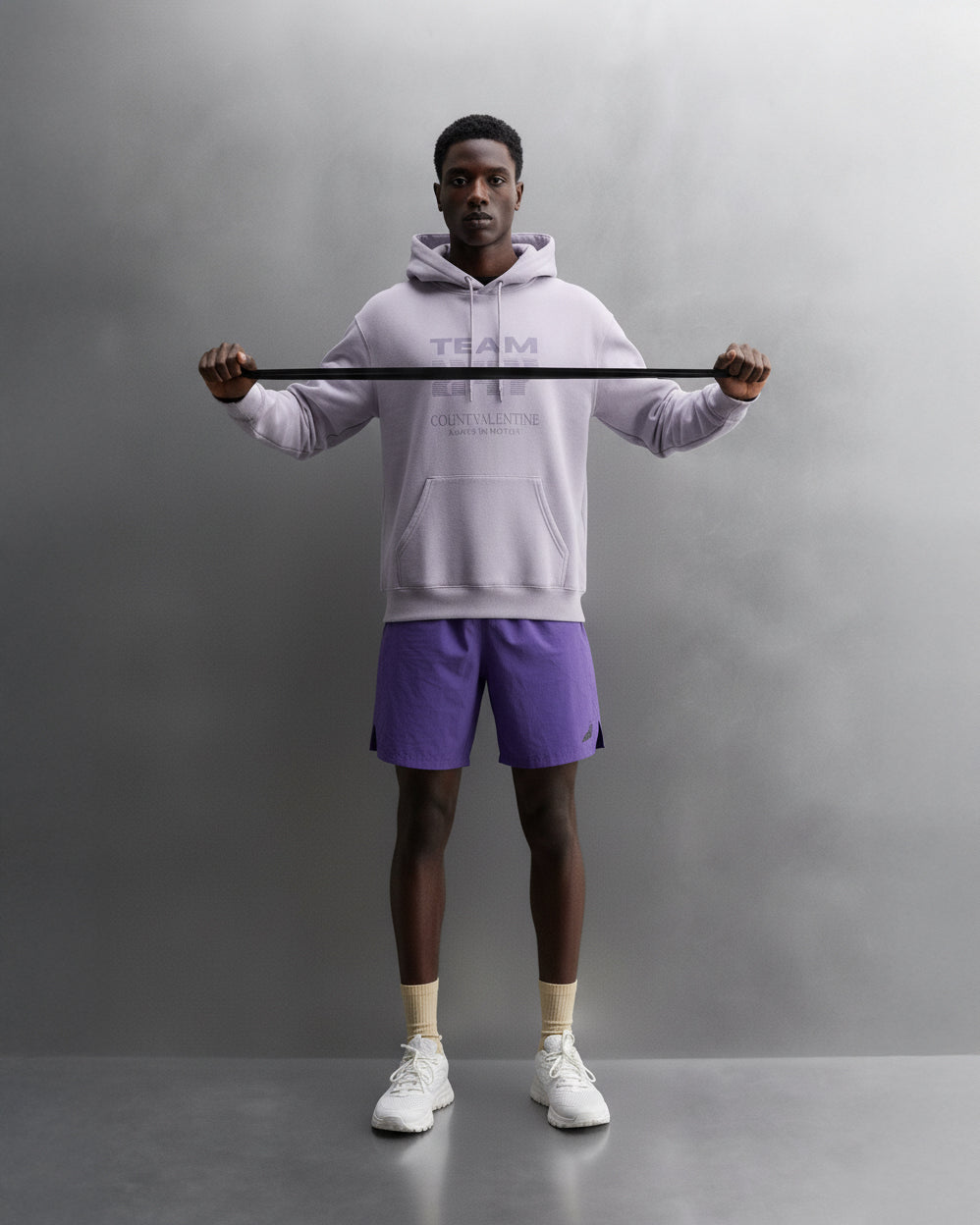 TEAM 247 LAVENDER PERFORMANCE HOODIE