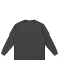 Layered Long Sleeve Oversized Tee