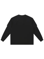 Layered Long Sleeve Oversized Tee