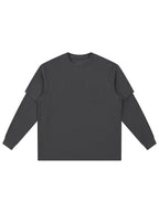 Layered Long Sleeve Oversized Tee