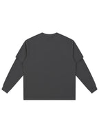 Layered Long Sleeve Oversized Tee