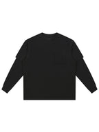 Layered Long Sleeve Oversized Tee