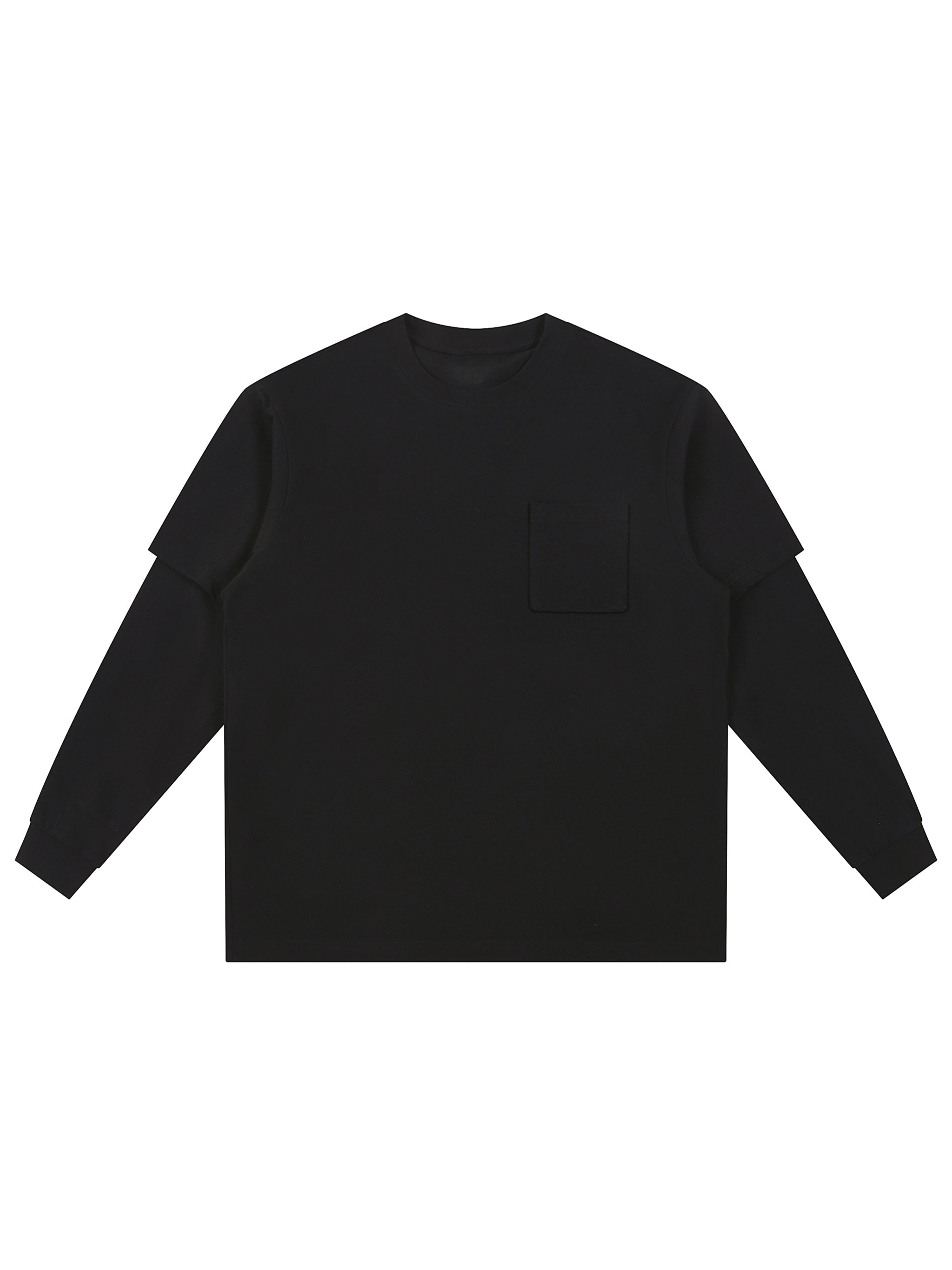 Layered Long Sleeve Oversized Tee