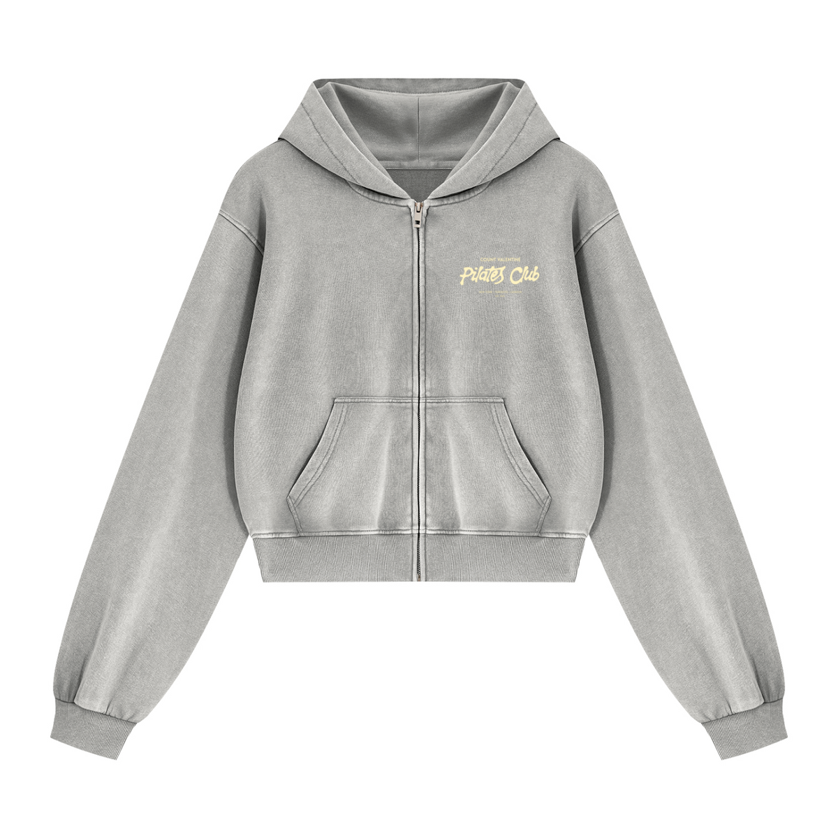 Women's Mineral Wash Full Zip Hoodie