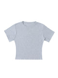 Lightweight Cocoon Shape Short Sleeve Top