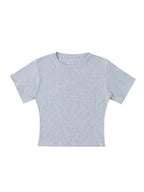 Lightweight Cocoon Shape Short Sleeve Top