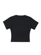 Lightweight Cocoon Shape Short Sleeve Top