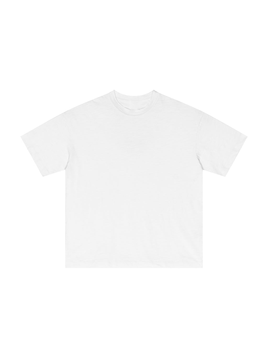 Lightweight Slub Cotton Plain T-Shirt