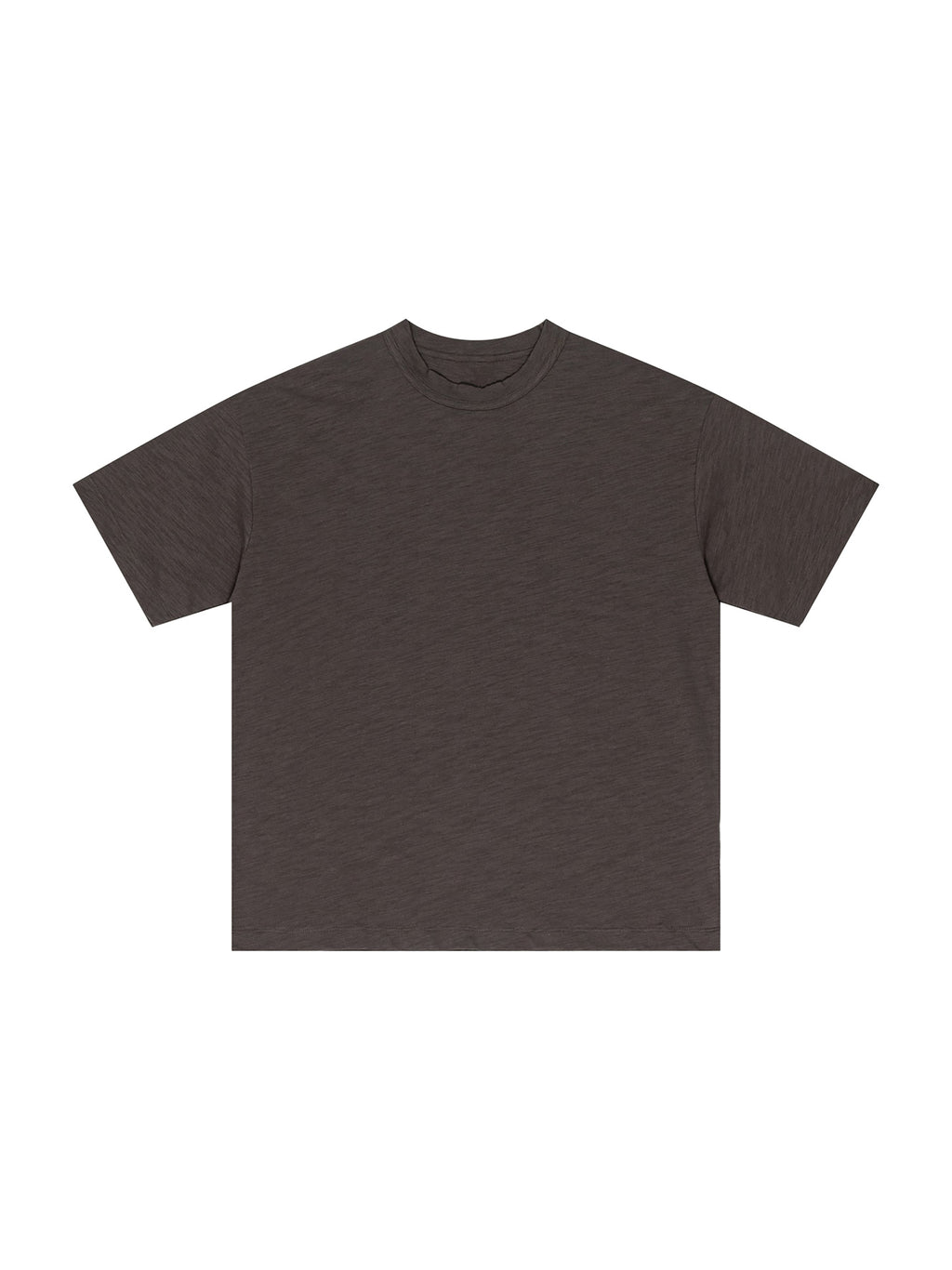 Lightweight Slub Cotton Plain T-Shirt