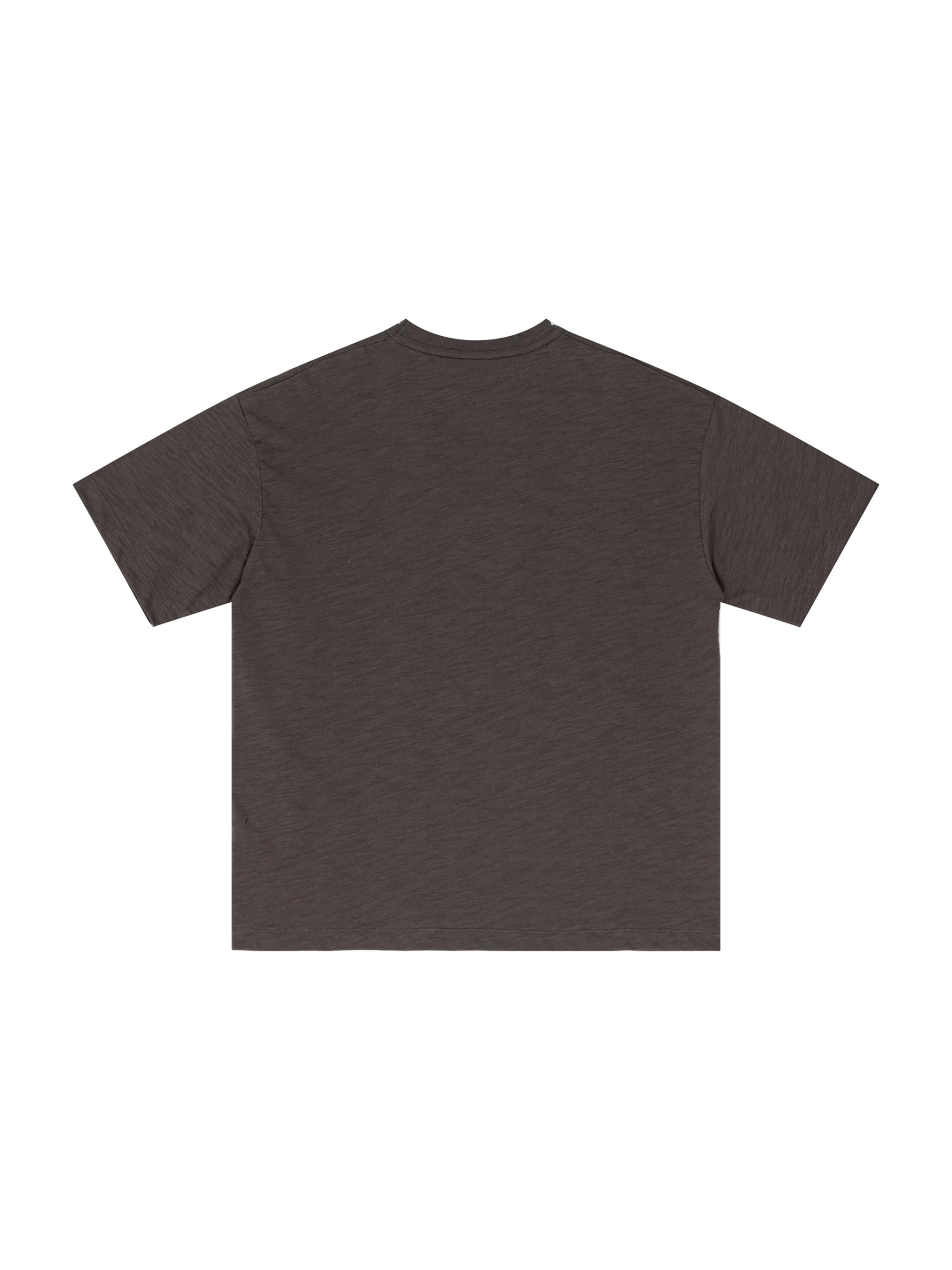 Lightweight Slub Cotton Plain T-Shirt