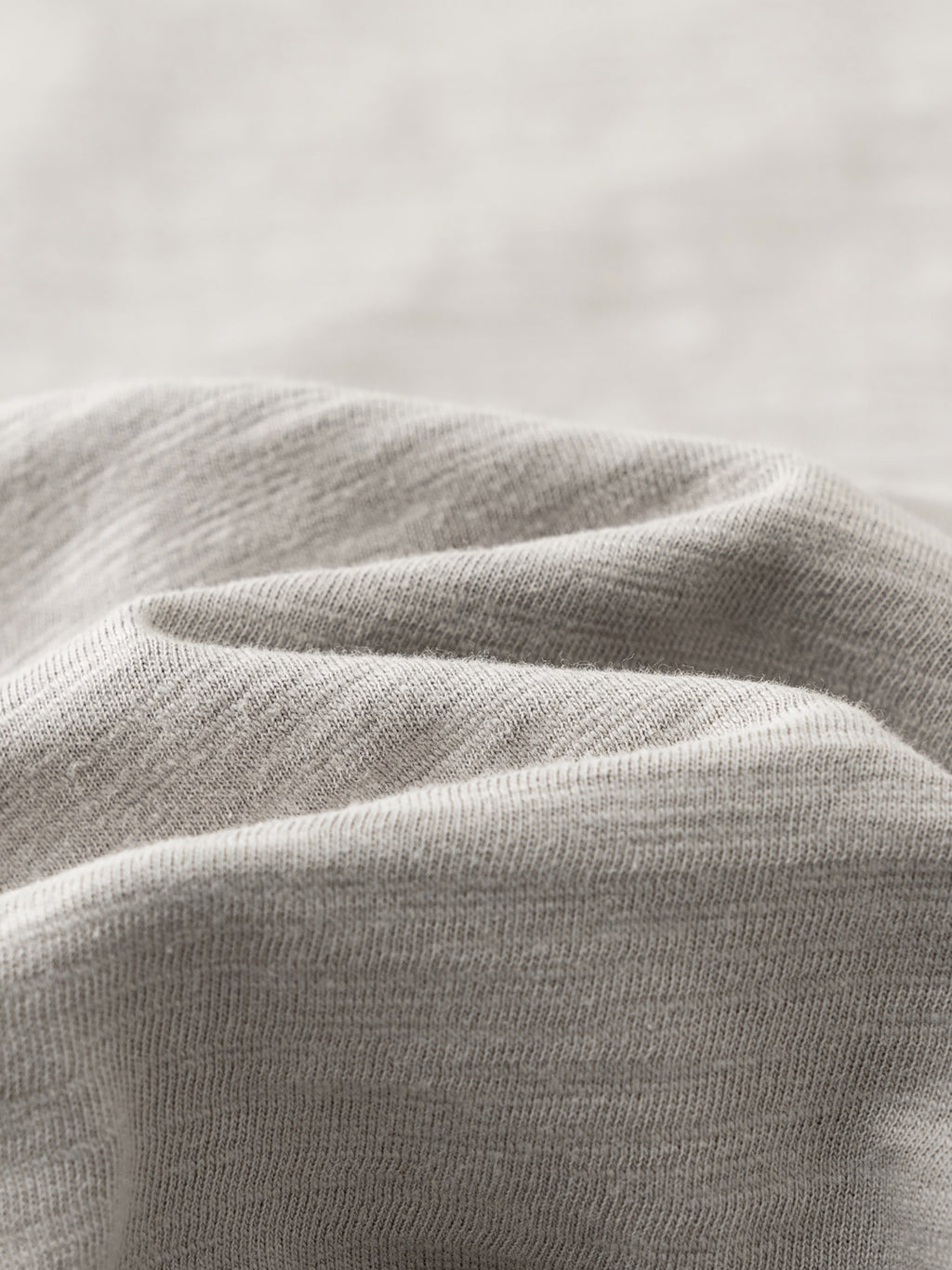 Lightweight Slub Cotton Plain T-Shirt