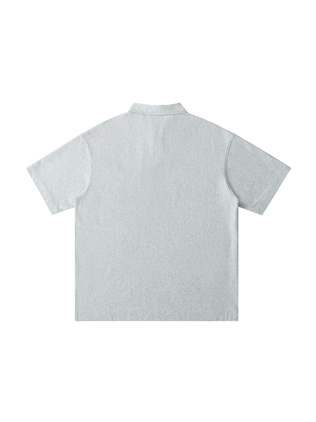 Loose Cotton Short-Sleeve Polo Shirt