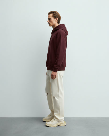 Ambitious Soul Maroon Unisex Oversized Hoodie