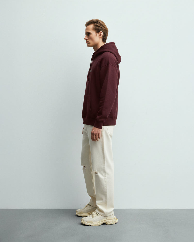 Ambitious Soul Maroon Unisex Oversized Hoodie