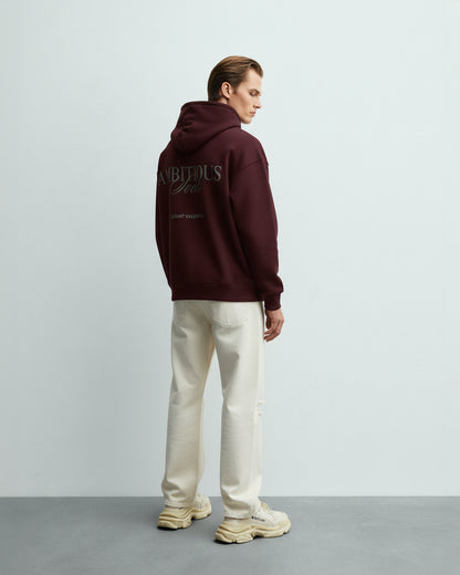 Ambitious Soul Maroon Unisex Oversized Hoodie
