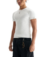 Men's Bodycon Ribbed Crop Top