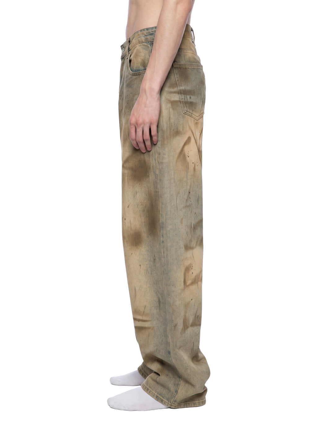 Rust Barrel Denim Jeans