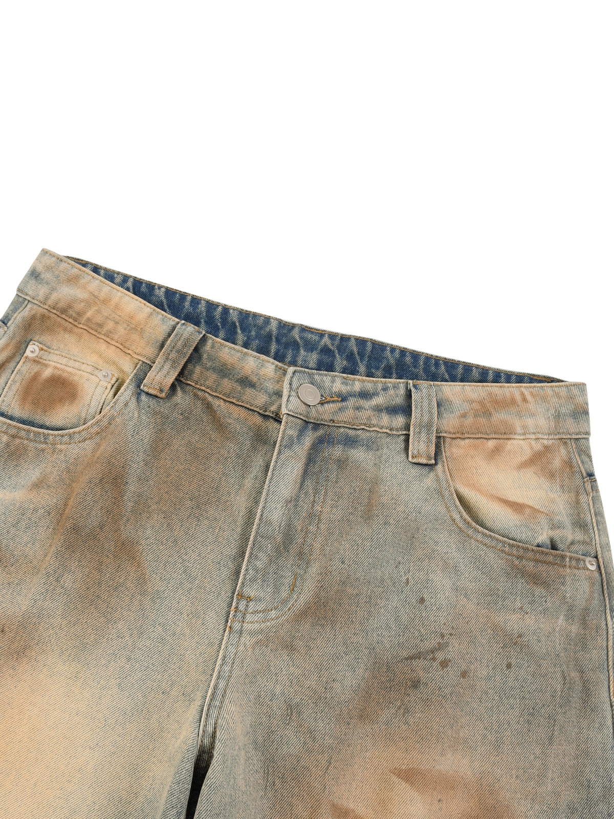 Rust Barrel Denim Jeans