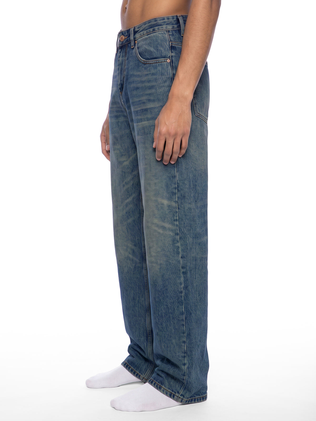 Whisker Fade Denim Jeans