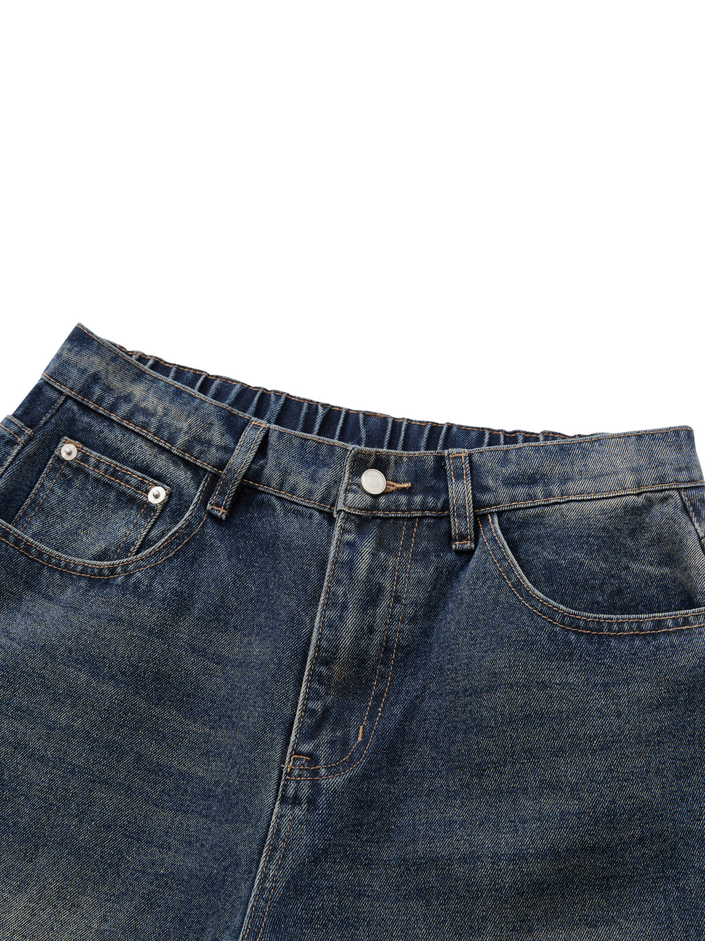 Aged Fade Denim Jeans