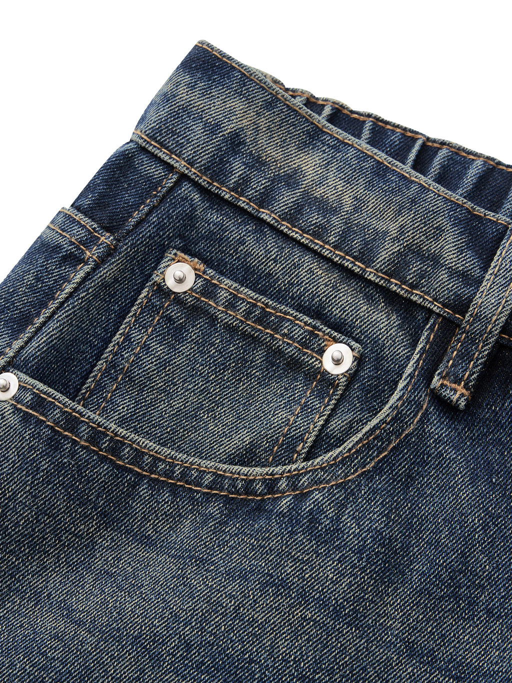 Aged Fade Denim Jeans