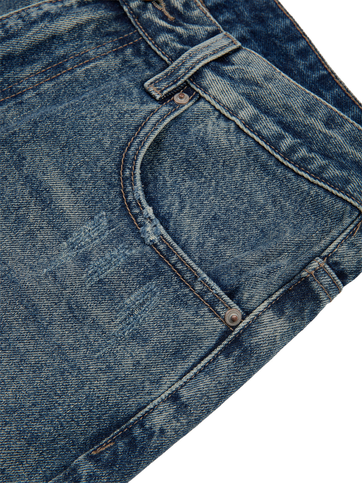 Whisker Fade Denim Jeans
