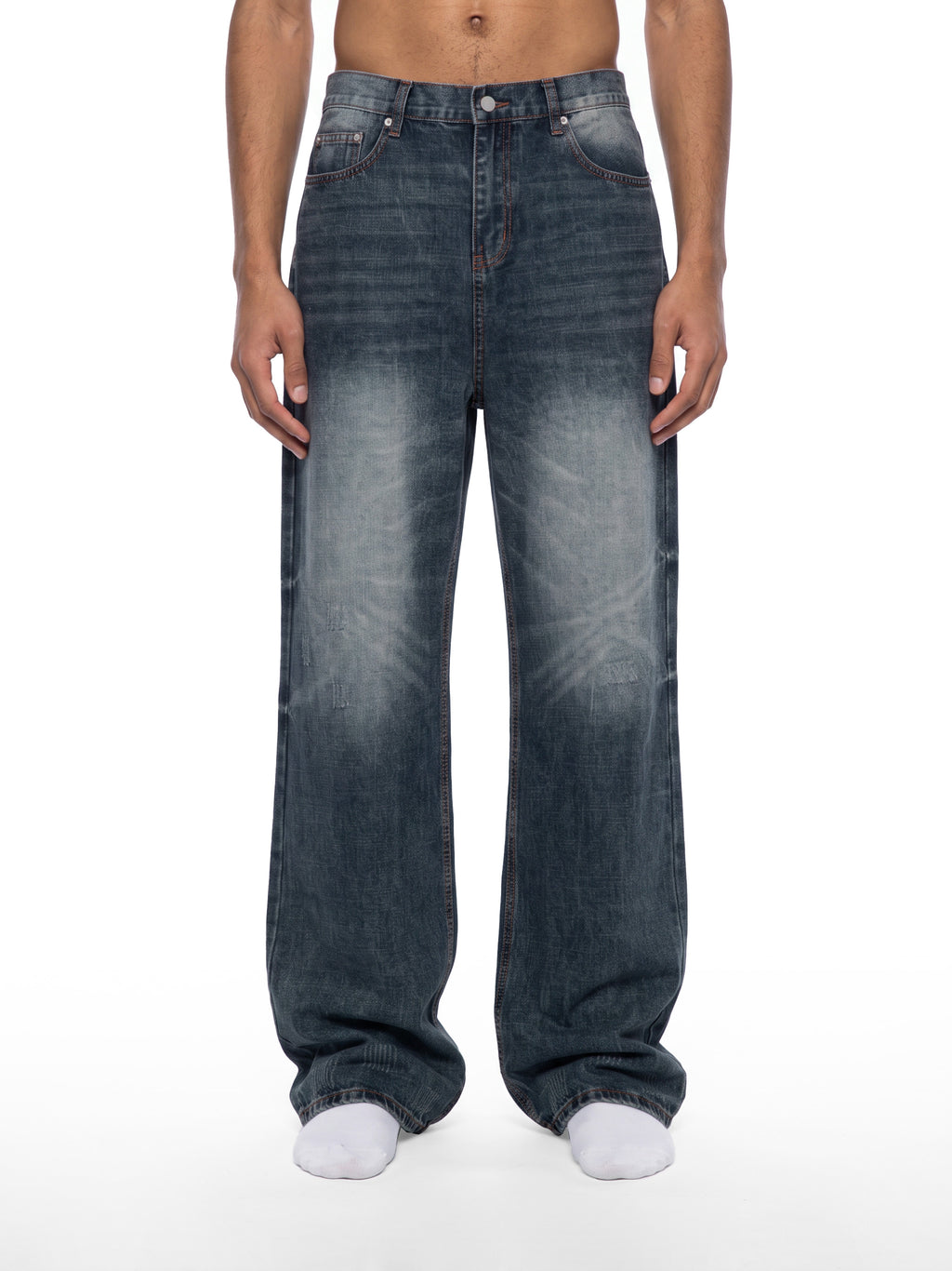 Indigo Fade Denim Jeans