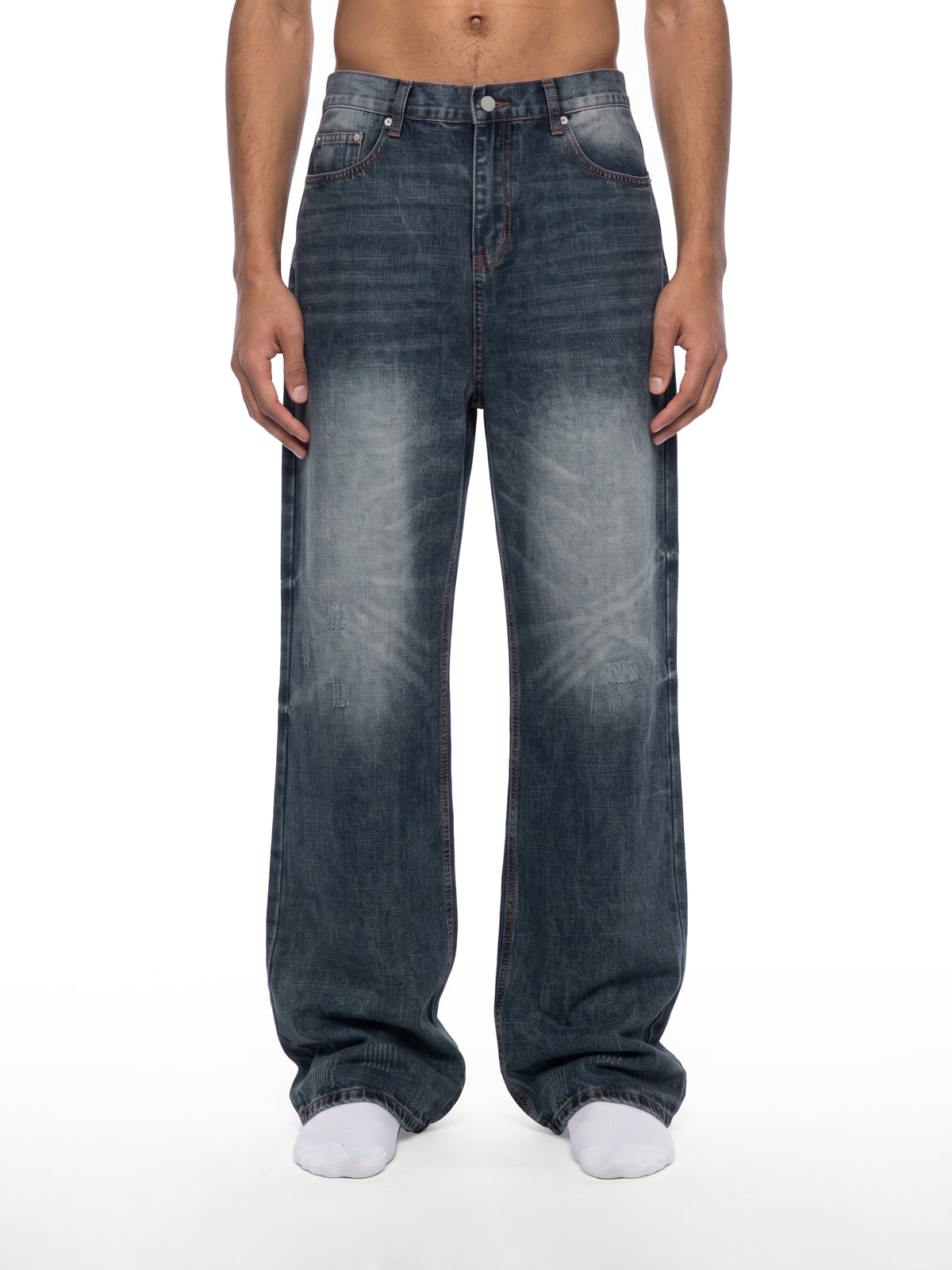 Indigo Fade Denim Jeans