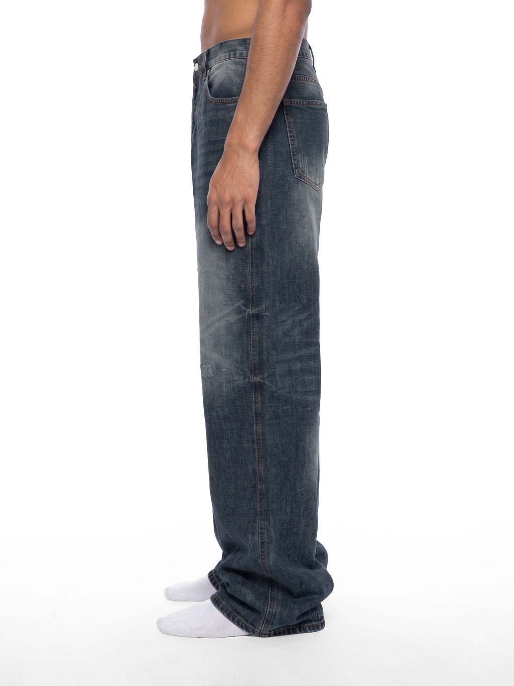 Indigo Fade Denim Jeans